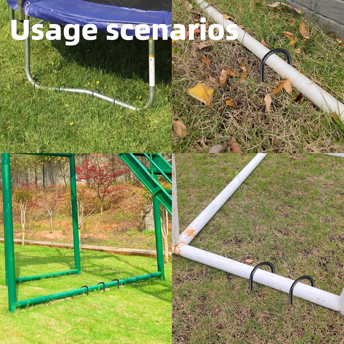 ESSFF trampoline stake anchors safety nets and mats securely