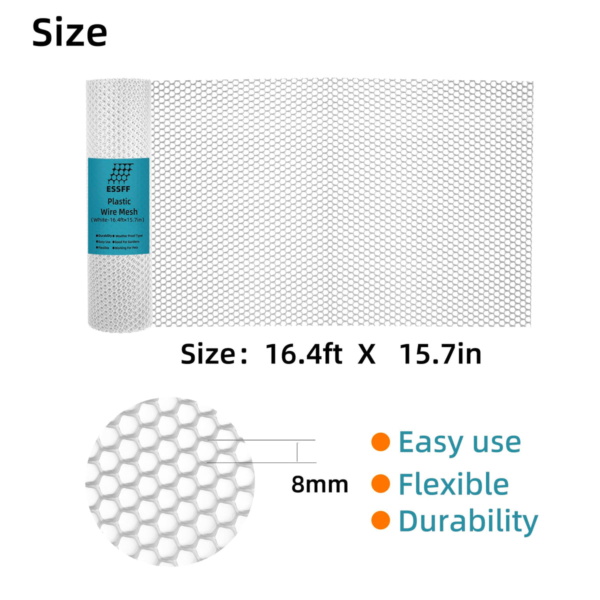ESSFF weather-resistant netting built for outdoor durability.