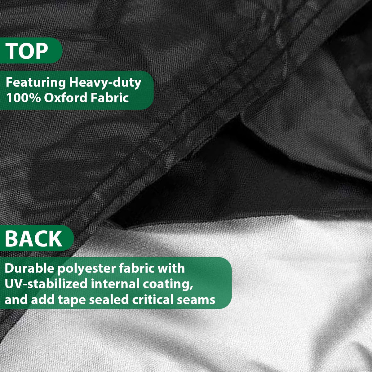 ESSORT waterproof inner coating shields furniture from moisture and snow year-round