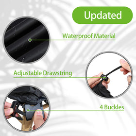 ESSORT windproof straps secure the cover to furniture during gusty weather