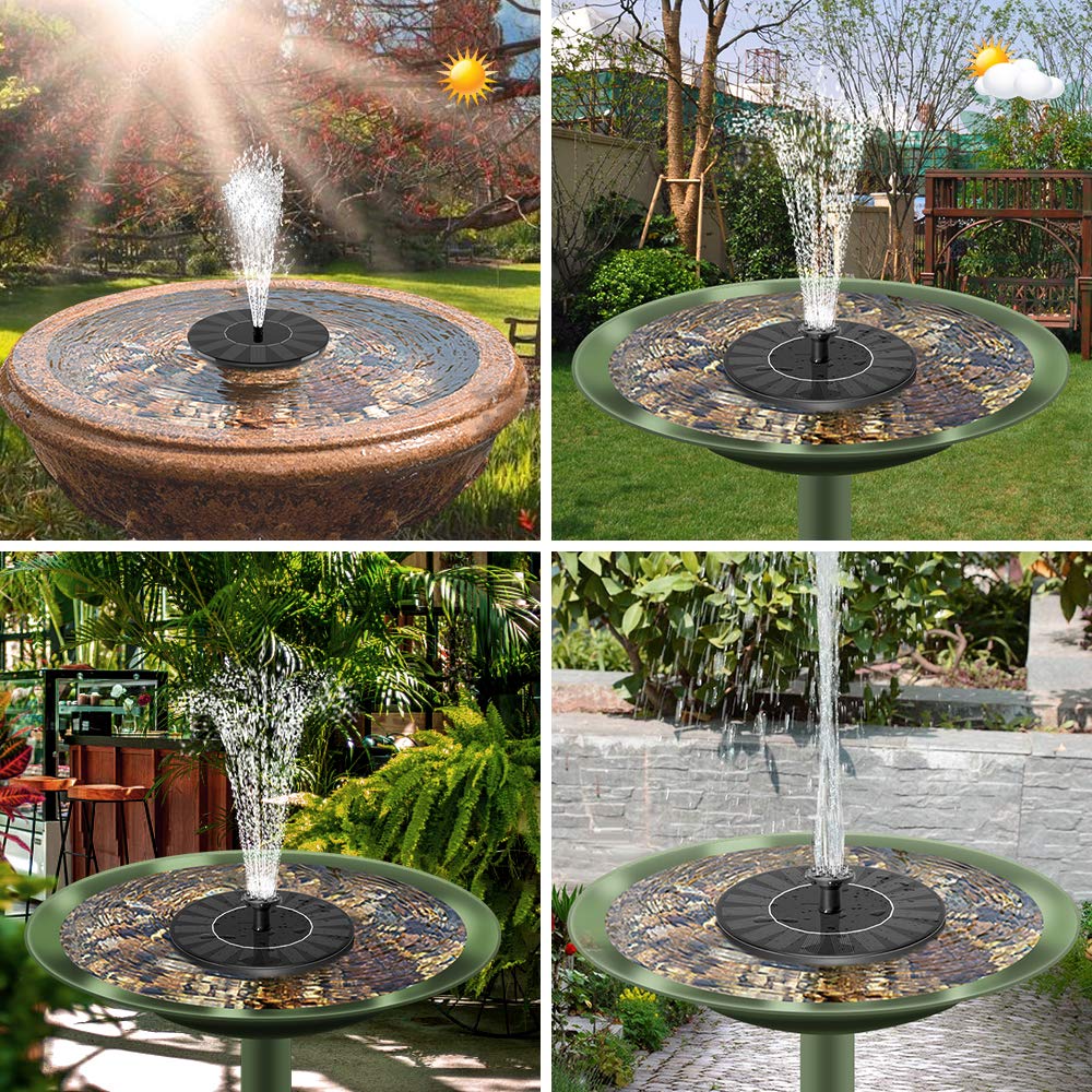 Estefanlo anti-collision bars stabilizing the floating fountain