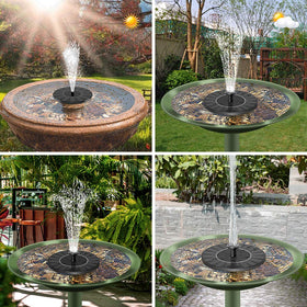 Estefanlo anti-collision bars stabilizing the floating fountain