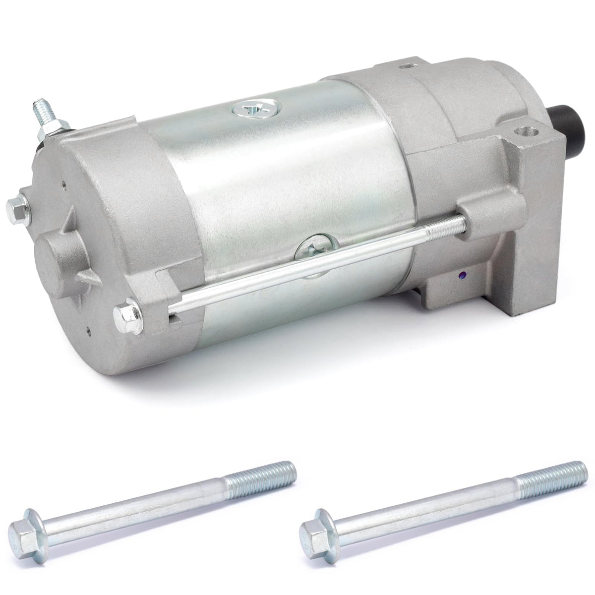 Esttlamer 136-7880 starter motor front view for Toro Exmark, smooth engine starts.