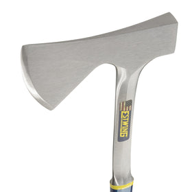 Shock Reduction Grip on Estwing Camper's Axe for comfortable, low-vibration use