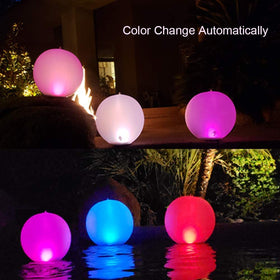 Esuper IP68 waterproof floating pool lights withstand outdoor weather.
