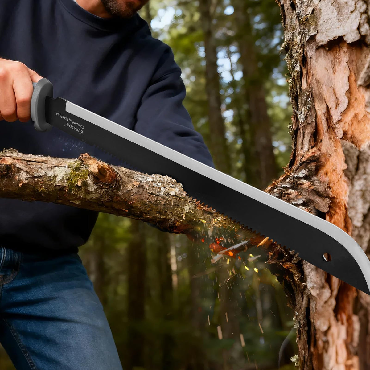 Esvopa outdoor machete ideal for yard work and camping