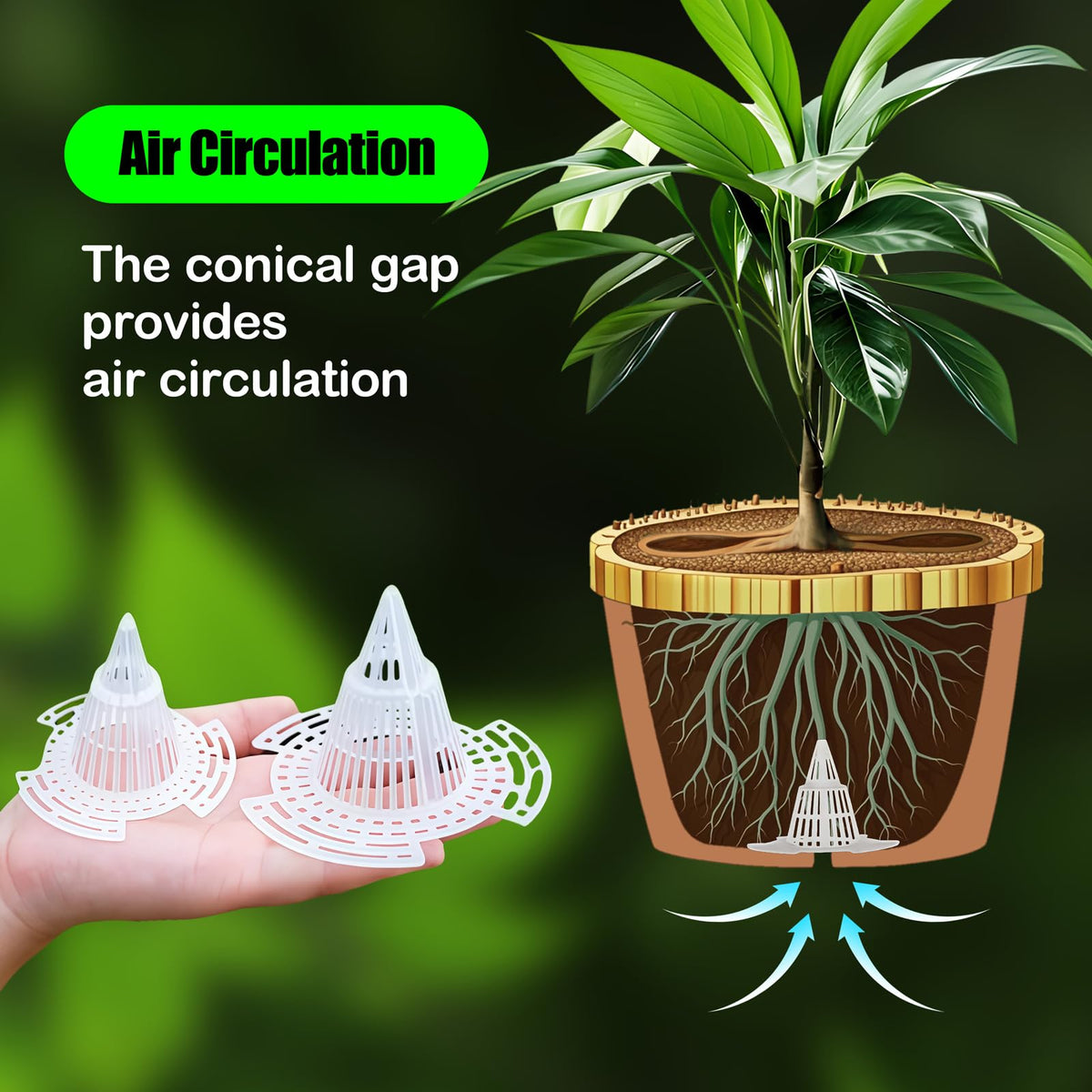EsyHocm anti-wrinkle mesh material resists tears for long-lasting use.