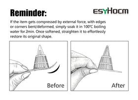 EsyHocm durable pot hole mesh protects deck surfaces from soil messes.