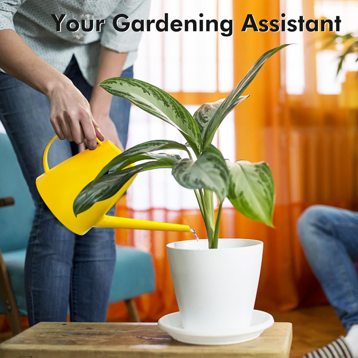 Etarewilt 1.8 liter capacity supports extended watering sessions.