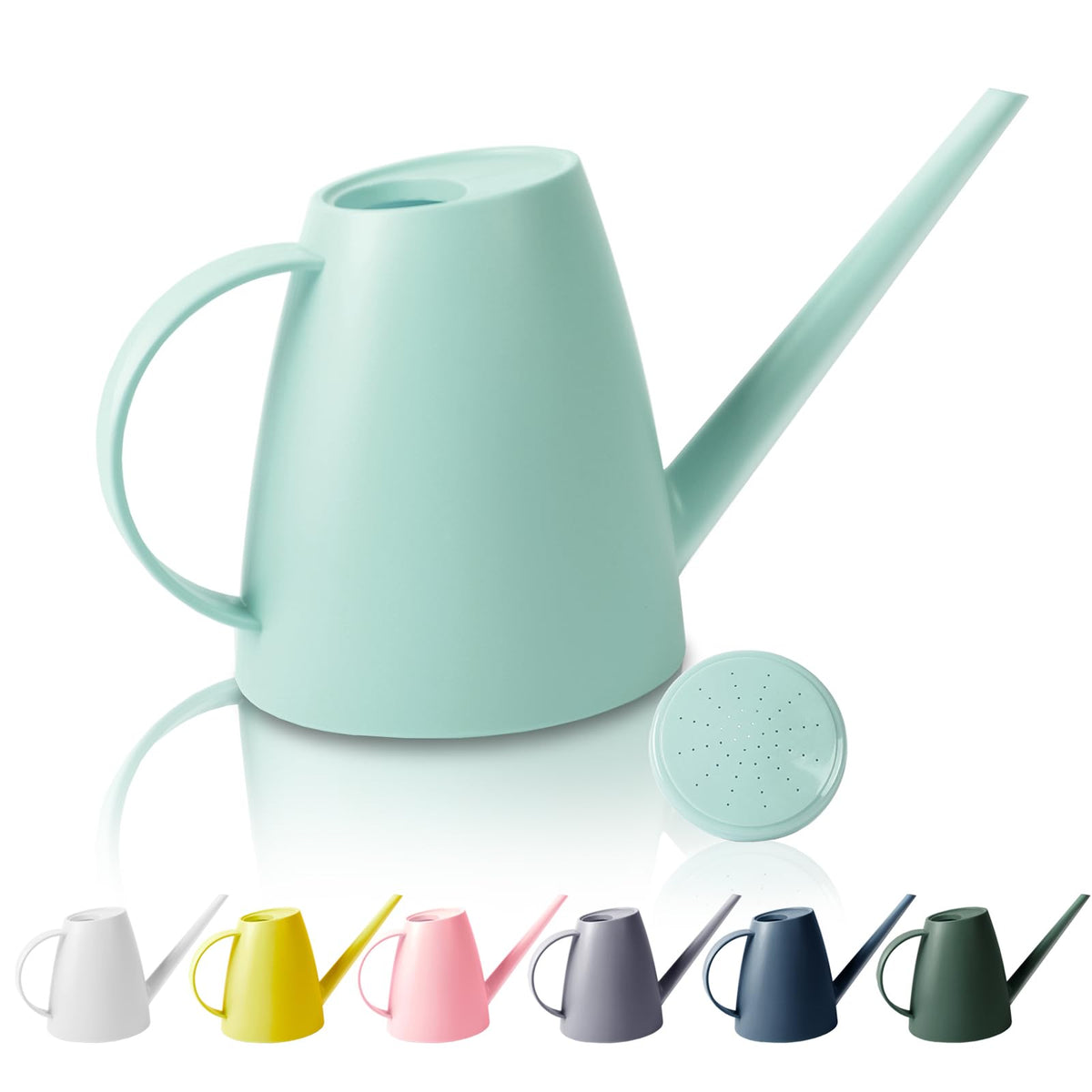 Etarewilt watering can long spout green enables precise indoor plant watering