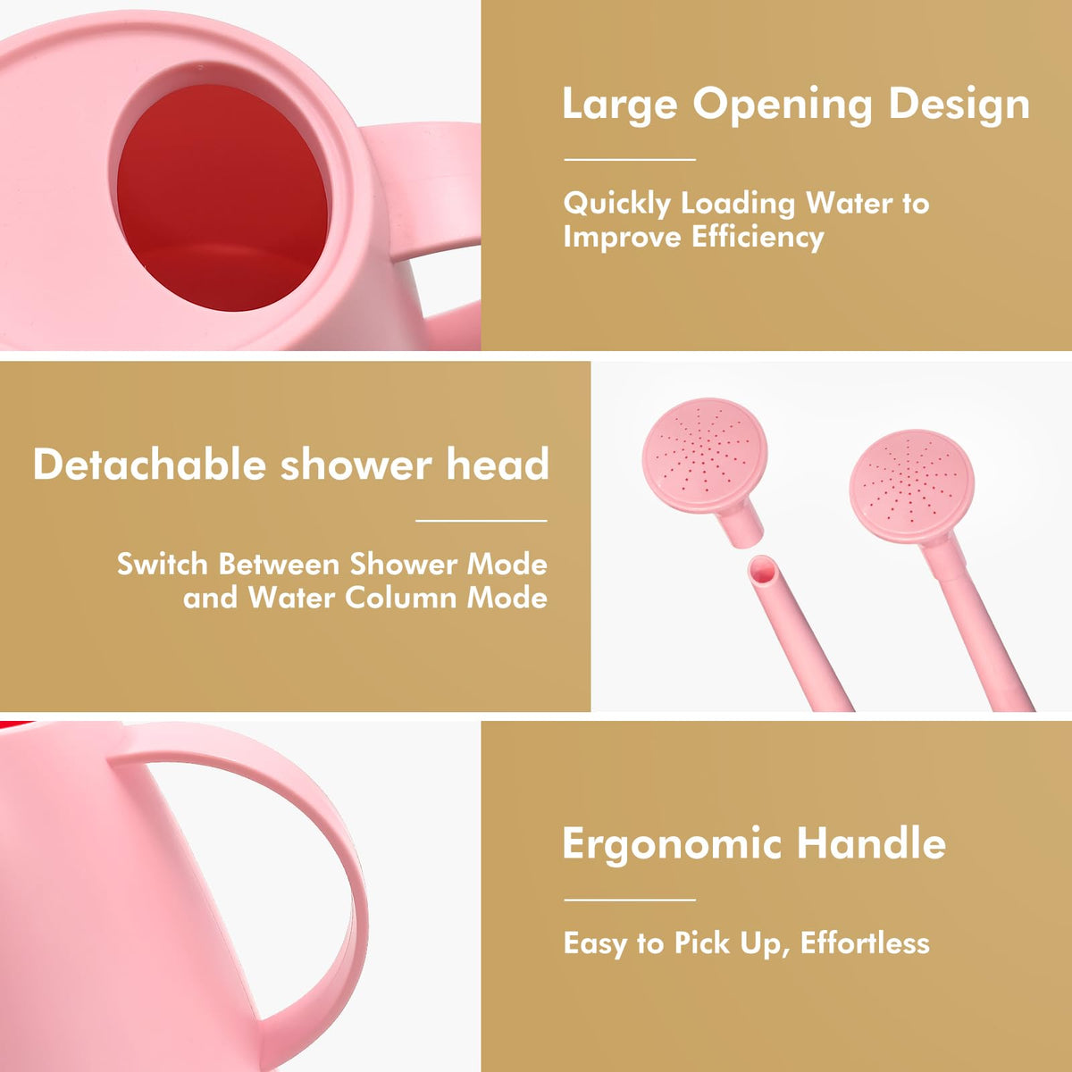 Etarewilt pink watering can perfect for tabletop bonsai watering
