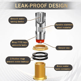 ETCYAOXIN brass water tank connector highlights durability and long life