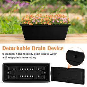 ETELI six-pack planter with drainage holes for healthy roots
