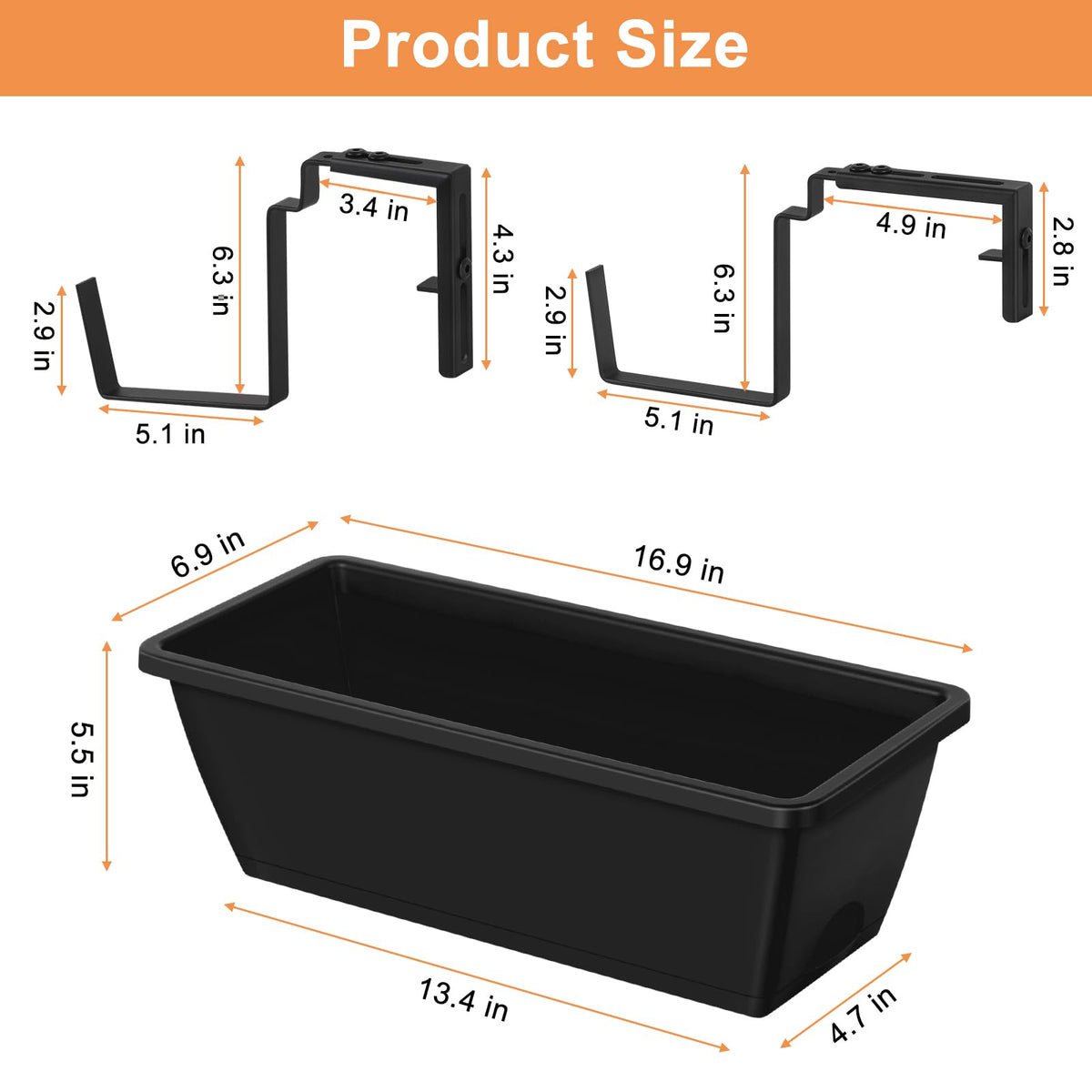 Close-up of ETELI brackets highlighting adjustable fit for rails