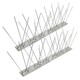 etermeish bird spikes on railing deter perching and nesting, protecting your balcony from droppings.
