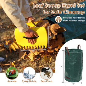 ETICSIPA 32-gallon leaf bag ready for yard cleanup
