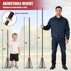 ETICSIPA adjustable handle enables comfortable reaching from 30 to 60 inches