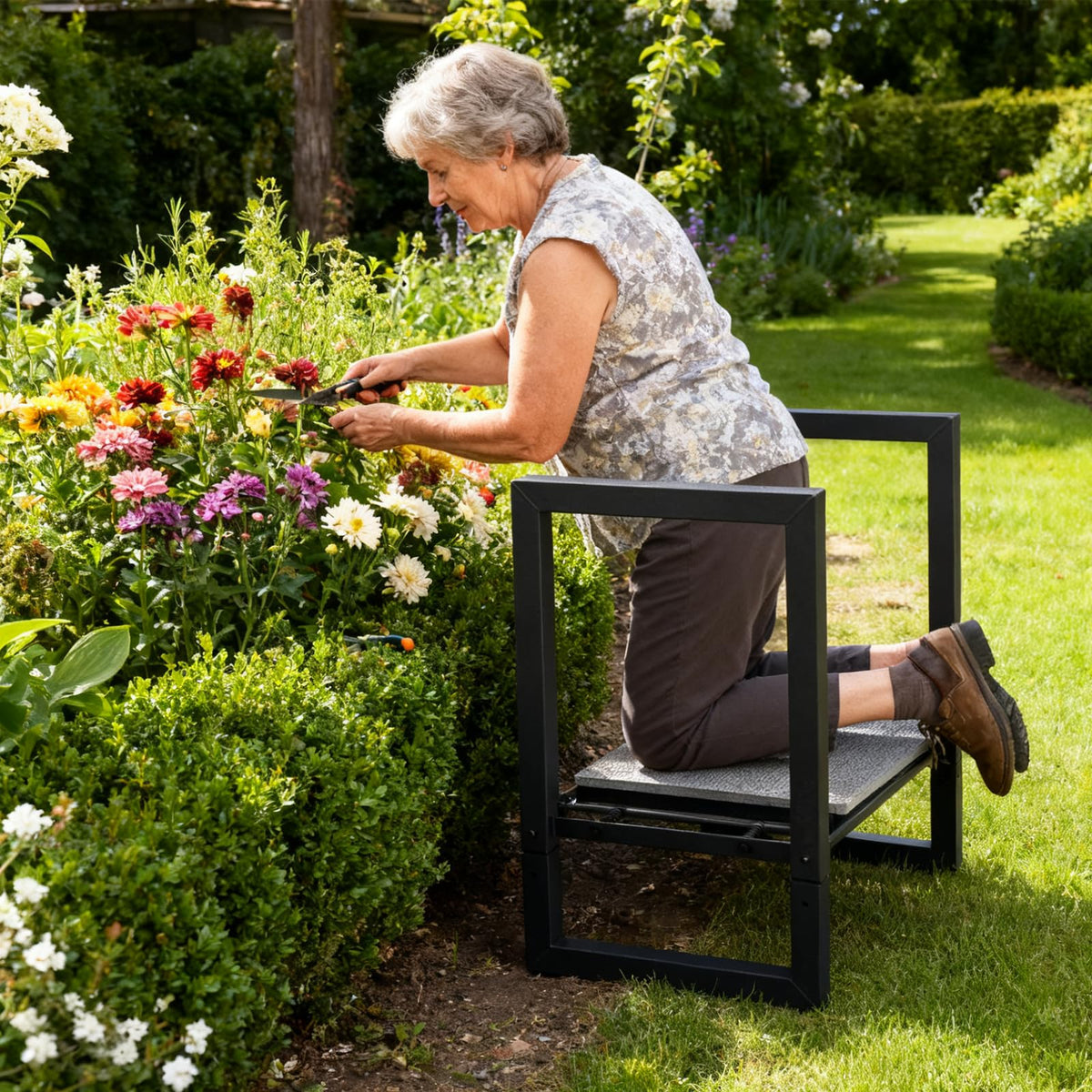 Lightweight ETICSIPA kneeler at 9.4 pounds, easy to carry anywhere
