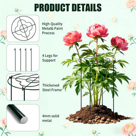 Etnorsu quick-install stakes push into soil for instant stability