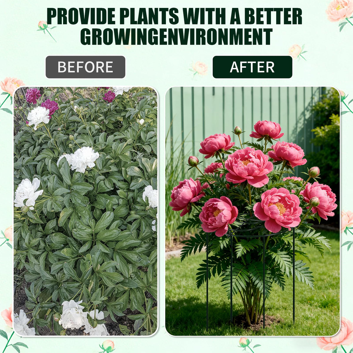 Etnorsu versatile plant protection system suits roses hydrangeas and tomatoes