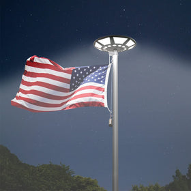 Etzeaxus 10000 mAh battery extends night-time flag illumination