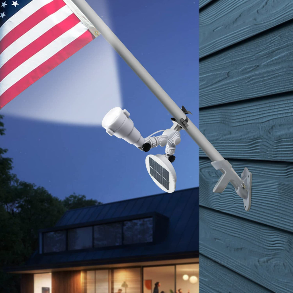 Etzeaxus LED spotlight delivers 145 lumens for clear night visibility.
