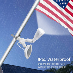 Etzeaxus flag light backed by 1-year customer service.