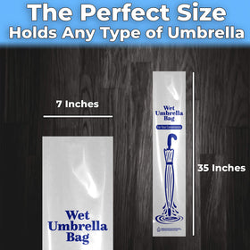 EUCATUS umbrella bag dispenser-friendly design fits most stands