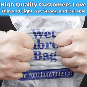 EUCATUS universal-fit umbrella bags attach easily to any dispenser with five holes.