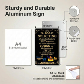EudaBlos front porch decor sign adds personality to entryways without damage to walls.
