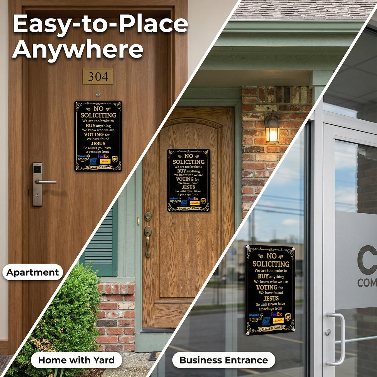 EudaBlos yard decor sign adds whimsy while staying weather-ready.