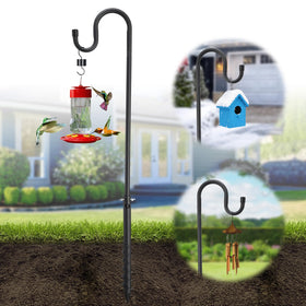 EUIJOIP 108-inch bird feeder pole tall design for backyard feeding.