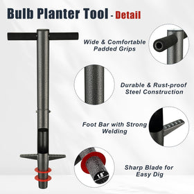 EUIJOIP multipurpose tool for transplanting, lawns, and weed clearing