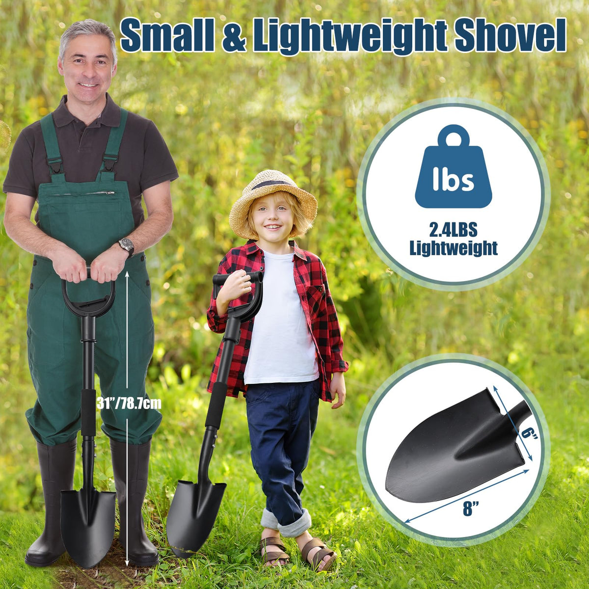 EUIJOIP ergonomic D-shaped handle ensures non-slip grip.