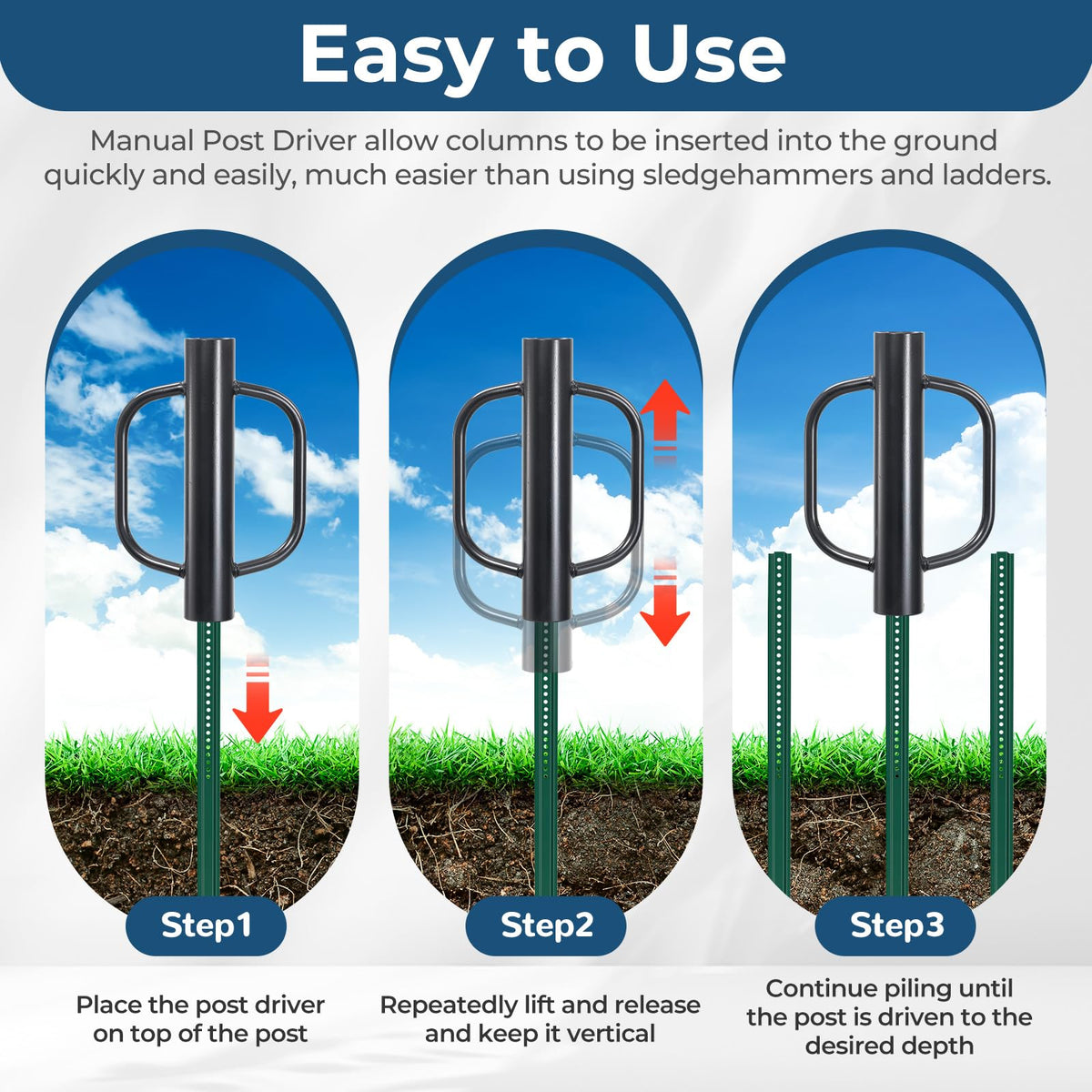 EUIJOIP ideal for farms, gardens, and fence projects.