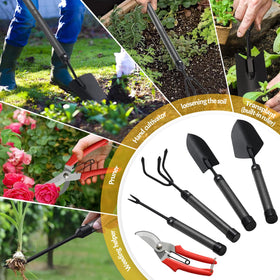 EUIJOIP garden tool set trowels close up for precise digging