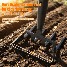 EUIJOIP sturdy stirrup blade action for weed cutting and soil cultivation.