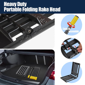 Wall-mounted storage holes on EUIJOIP rake for easy hanging