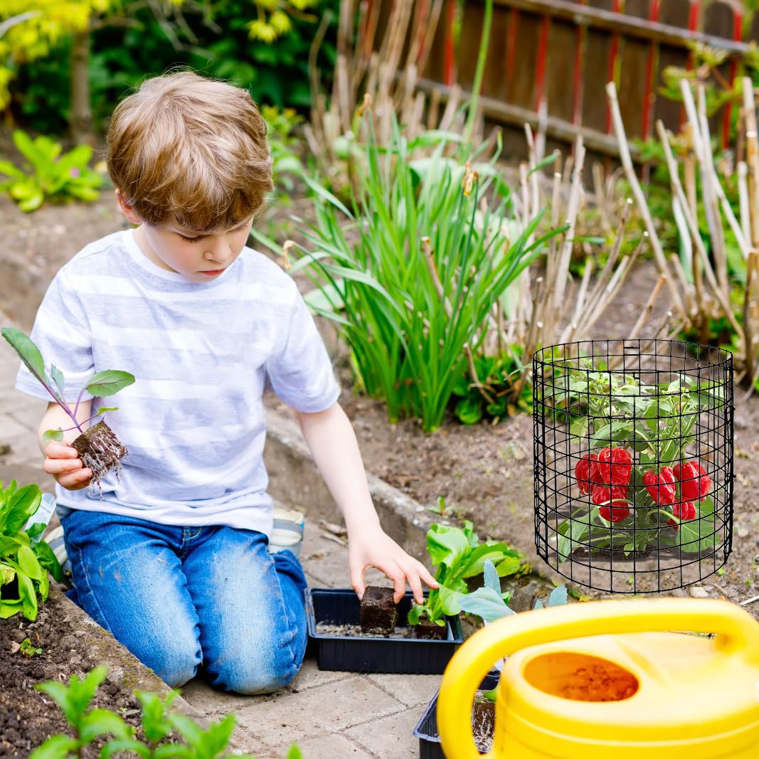 Eunika garden protection mesh in use guards flowers and vegetables