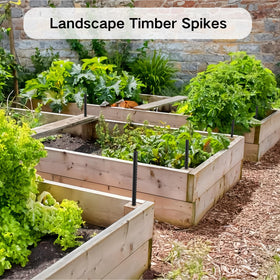 EUOKOK versatile stakes fit garden, landscape, and concrete form applications.