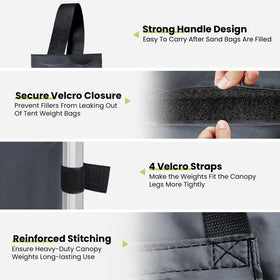 Durable 1680D fabric protects Eurmax weights from wear