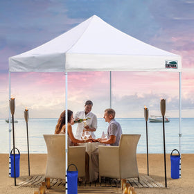 Eurmax weights for canopy improve stability and reduce tipping risk.