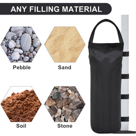 Eurmax compact, portable weights ideal for umbrellas and banners.