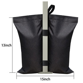 Eurmax filled sandbags deliver customizable stability for tents.