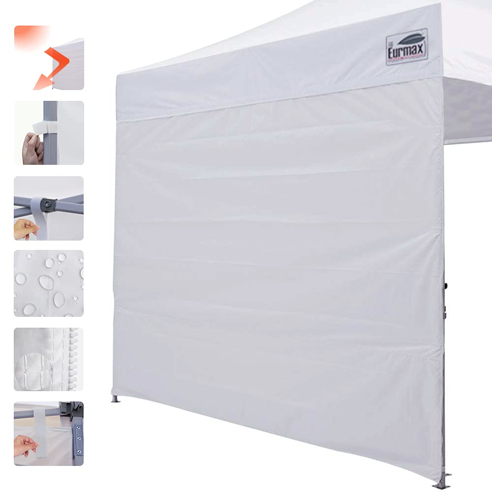 Eurmax SunWall provides privacy shade inside a canopy