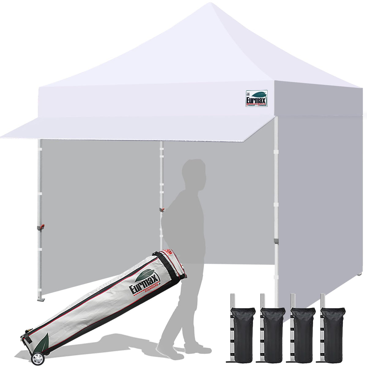 Eurmax USA 10x10 canopy top provides reliable shade for outdoor events.