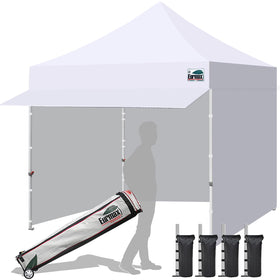 Eurmax USA 10x10 canopy top provides reliable shade for outdoor events.