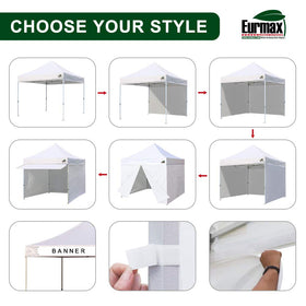 Eurmax weight bags help secure the tent in windy conditions.