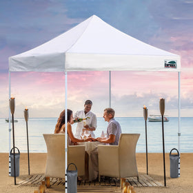 Wind protection helps reduce tipping during windy gatherings