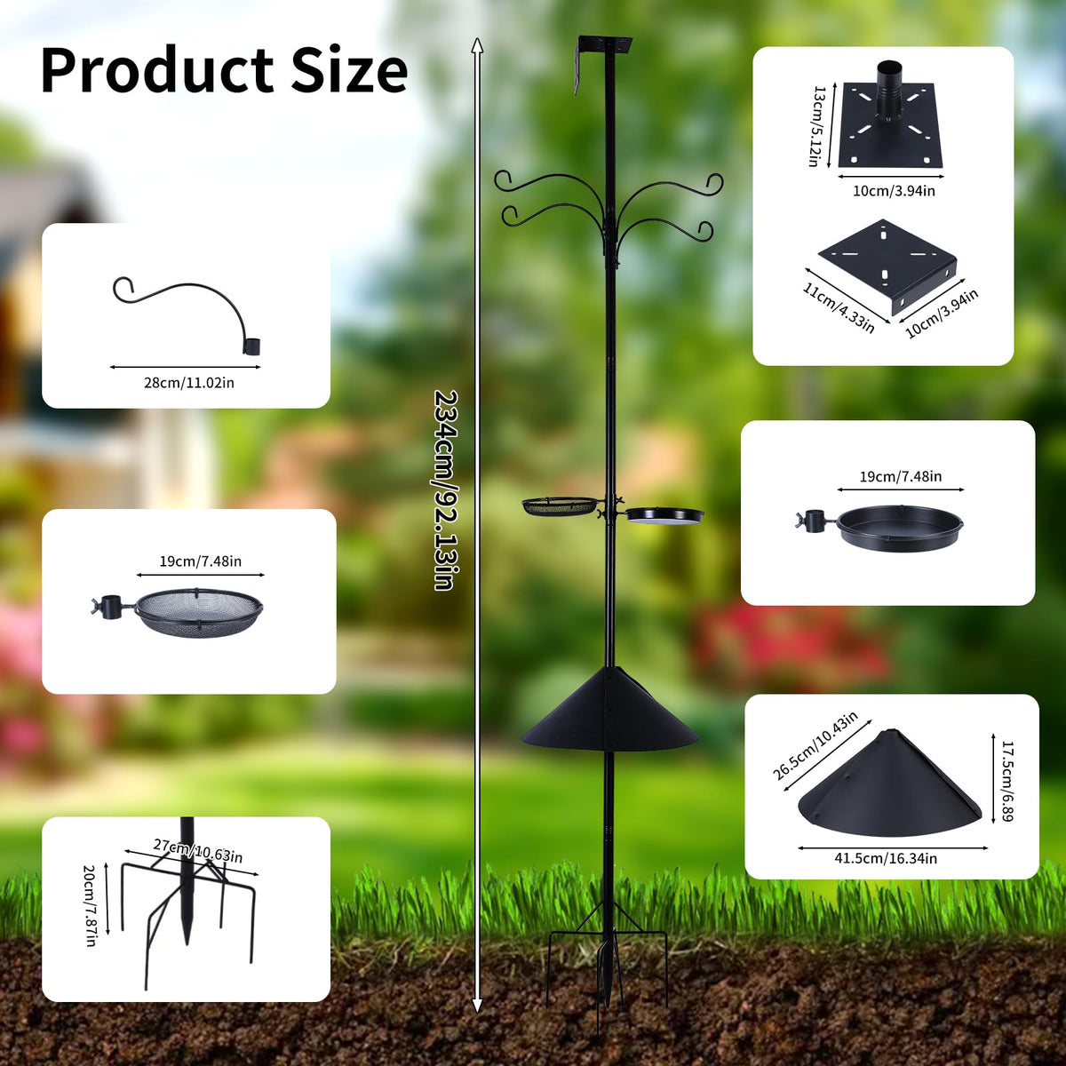EUSWOUIP bird bath and grid tray offer hydration and cleanliness.